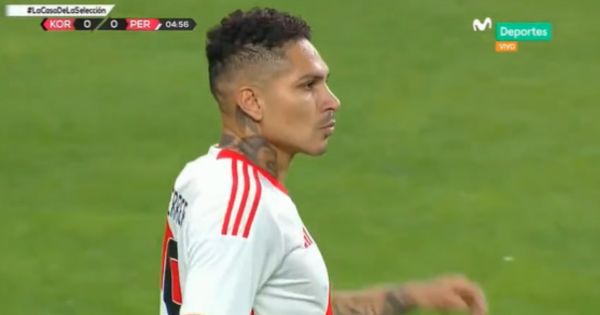 Perú vs. Corea del Sur: Paolo Guerrero estuvo cerca de anotar un gran gol (VIDEO)