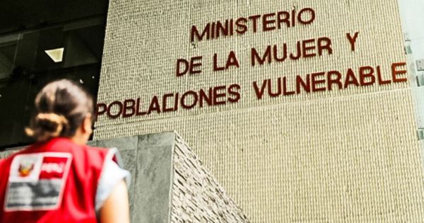 Congreso: presentan proyecto para cambiar el nombre del Ministerio de la Mujer y Poblaciones Vulnerables