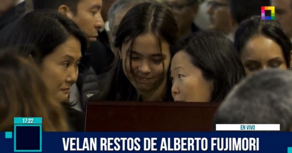 Portada: Sachi Fujimori llegó al velorio de su padre en el Museo de la Nación