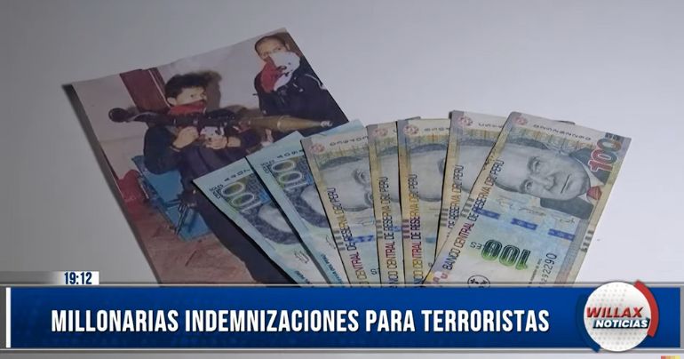 Estado peruano otorga millonarias indemnizaciones para terroristas