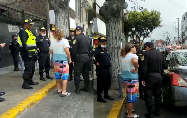 Portada: Intervienen a mujer que atacó con jeringas a pasajeros de un bus en Chorrillos