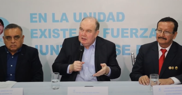 Portada: Renovación Popular, de López Aliaga, se une a movimiento regional: alianza propone "Estado pequeño, pero eficiente"