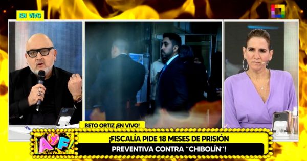 Portada: Beto Ortiz sobre ministro Santiváñez: "Ha pedido que le pongan una Policía espía a 'Chibolín'"