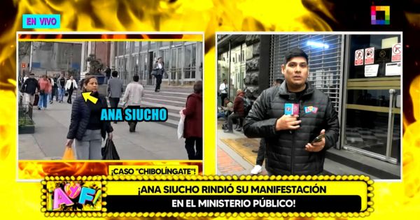 Portada: Ana Siucho rindió su manifestación ante la Fiscalía por caso Andrés Hurtado