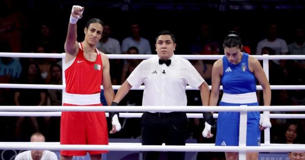 Portada: París 2024: boxeadora italiana abandonó pelea contra Imane Khelif, descalificada en test de género