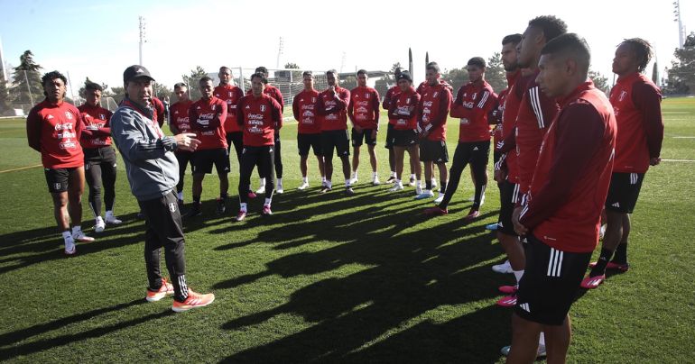 Primer turno: selección peruana realizó su tercer entrenamiento en Madrid