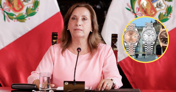 Portada: Caso Rolex : Poder Judicial ratifica la medida de incautación de tres relojes y una pulsera de Dina Boluarteincautación de tres relojes y una pulsera