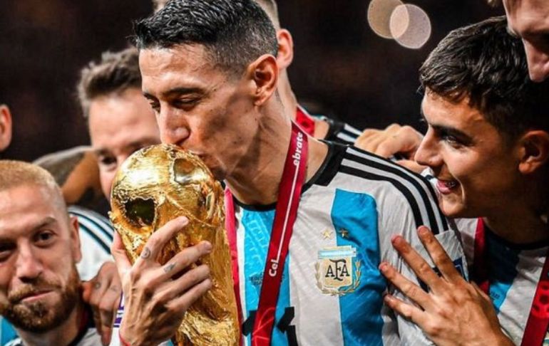 Ángel Di María y su emoción por ganar la Copa del Mundo: "La alegría que tengo no tiene explicación"