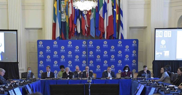 OEA pide a autoridades peruanas la pronta realización de elecciones y asegurar la gobernabilidad