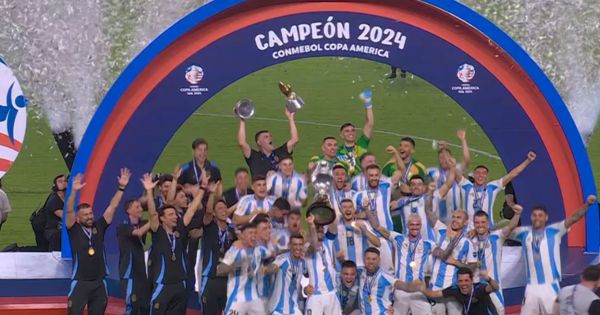 Argentina hizo realidad su sueño de ser bicampeón de la Copa América: en la final, venció 1-0 a Colombia