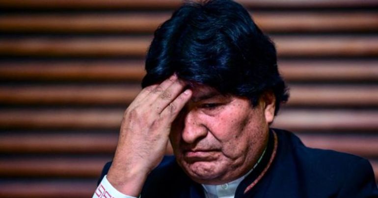 Portada: Pleno del Congreso aprueba declarar persona no grata al expresidente boliviano Evo Morales