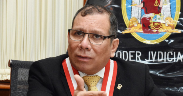 Javier Arévalo, presidente del PJ, alerta que organizaciones criminales participarán en "próximas elecciones"