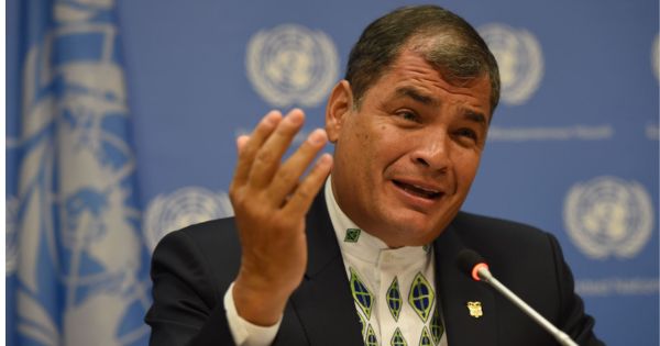 Rafael Correa afirma que asesinato de Fernando Villavicencio es un "complot" de la derecha.