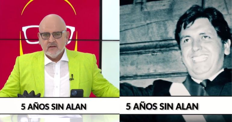 Portada: Beto Ortiz: "La presencia de Alan García se extraña. Cuánta falta nos hace un político como él en este momento"