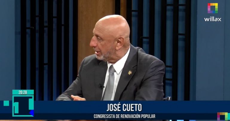 José Cueto: "Se debe respetar lo que manda la Constitución y no ceder ante chantajes"