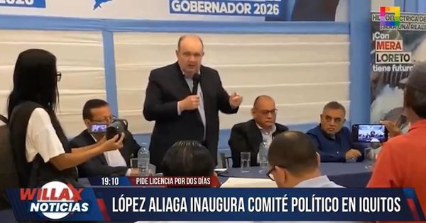 Portada: Rafael López Aliaga: lanzan su campaña presidencial 2026 en Iquitos