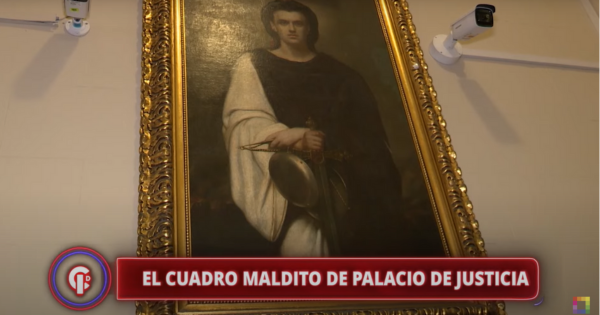 El "cuadro maldito" de Palacio de Justicia: este es el misterioso lienzo del siglo XIX que genera temor | REPORTAJE DE 'CRÓNICAS DE IMPACTO'