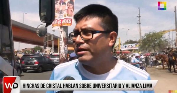 Hinchas de Cristal opinaron sobre la participación de Universitario y Alianza Lima en la Copa Libertadores