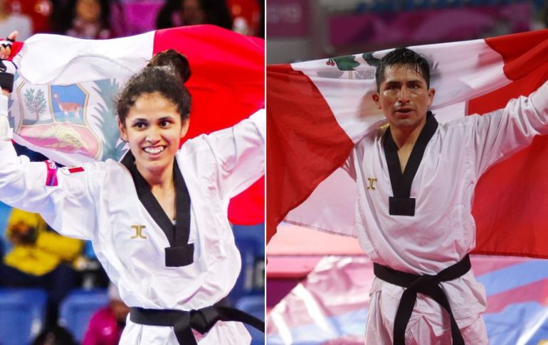 Los taekwondistas Angélica Espinoza y William Fernández clasificaron a los Juegos Parapanamericanos Santiago 2023