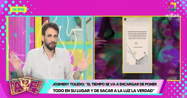 Rodrigo González y Gigi Mitre tras mensaje de Jossmery Toledo: "¡Qué atrevida!"