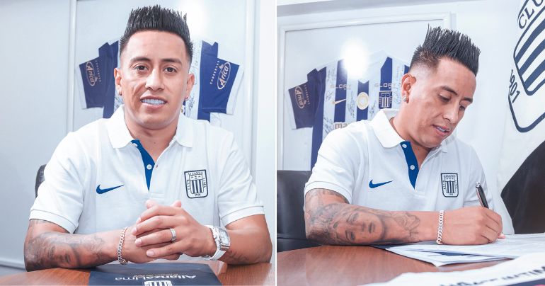 Alianza Lima: Christian Cueva firmó su vínculo con la institución blanquiazul