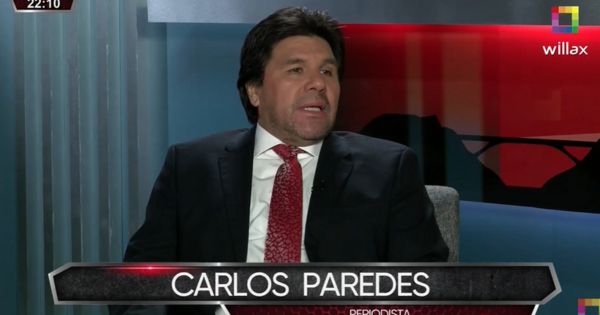 Portada: Carlos Paredes: "Parece que el 'Plan Boluarte' es viajar a donde sea"