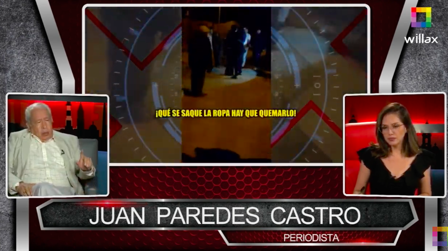 Juan Paredes Castro: "La violencia que vivimos tiene conexión con el golpe de Estado de Pedro Castillo"