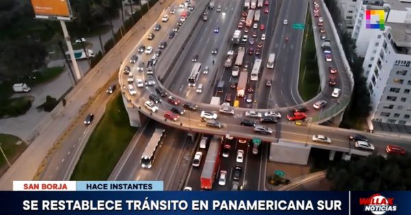 Panamericana Sur: se levantó cierre vehicular por fuga de gas en cisterna