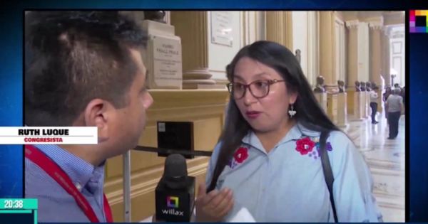 Ruth Luque sobre declaración de Jaime Villanueva: "No conozco al señor Rafael Vela"