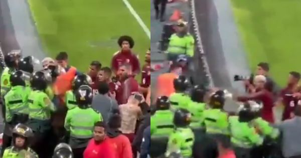 Portada: PNP protagonizó enfrentamiento con jugadores venezolanos en el Estadio Nacional