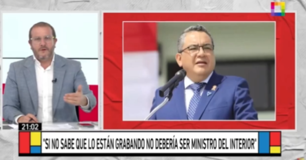 Thorndike sobre audios de José Santiváñez: "Si no sabe que lo están grabando, no debería ser ministro del Interior"