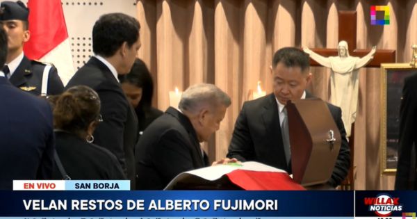 Portada: Alberto Fujimori: César Acuña asistió al velorio del expresidente