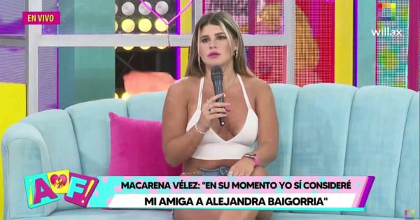 Macarena Vélez sobre Alejandra Baigorria: "Yo sí la consideré mi amiga, le contaba mis cosas"