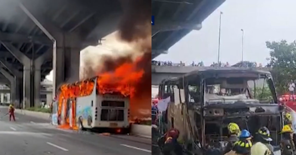 Tailandia: bus escolar se incendia y el número de fallecidos podría llegar a 25