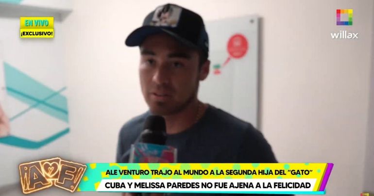 Rodrigo Cuba tras convertirse en padre por segunda vez: "Los dos estamos felices"