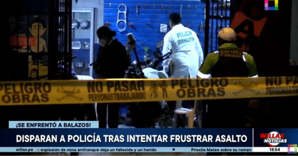 Portada: SJM: Policía termina herido tras enfrentarse a delincuentes y frustrar robo