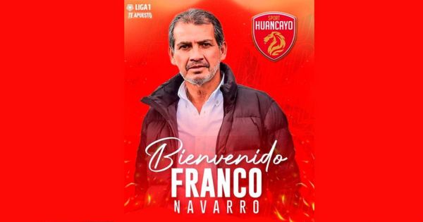 Franco Navarro es nuevo entrenador de Sport Huancayo