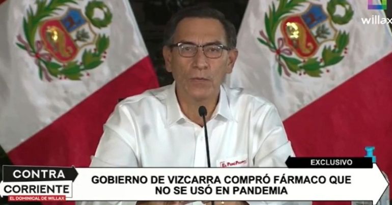 Gobierno de Martín Vizcarra gastó 23 millones de soles en medicamento que nunca se usó durante la pandemia