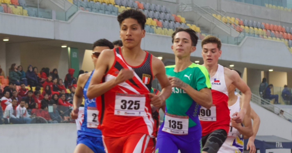 Luis Huamán obtuvo medalla de oro en Sudamericano de Atletismo U20