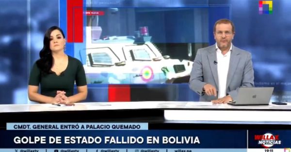 Portada: Augusto Thorndike arremete contra Evo Morales: "Ha dejado a Bolivia en quiebra; no tienen nada"