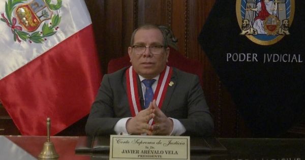 Javier Arévalo: presidente del Poder Judicial rechazó conducta de jueces que liberan delincuentes
