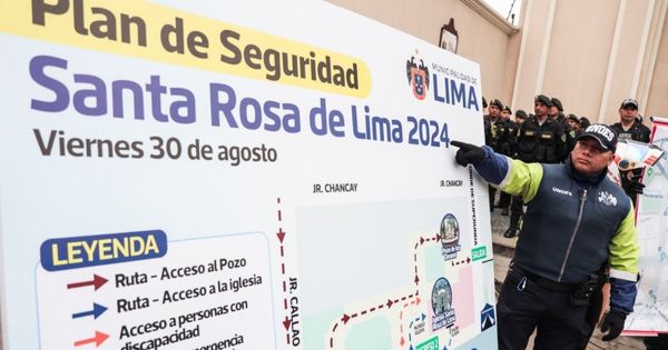 Día de Santa Rosa de Lima: este es el plan de desvío para el 30 de agosto