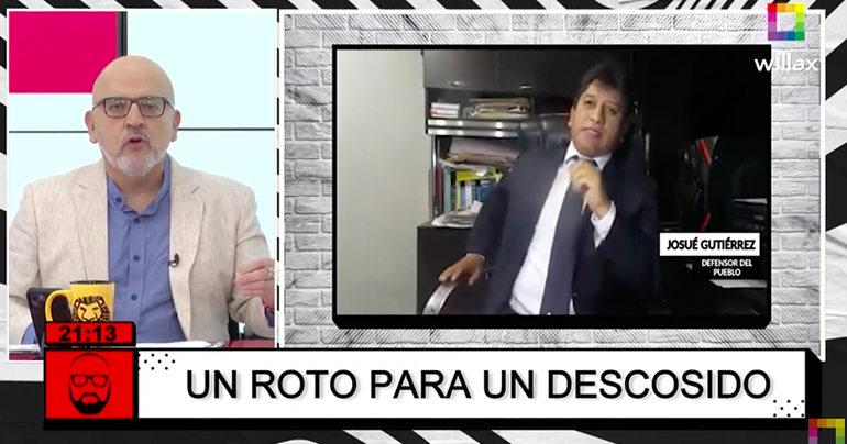 Beto Ortiz: "Josué Gutiérrez se ha vuelto el felpudo de Fuerza Popular" (VIDEO)
