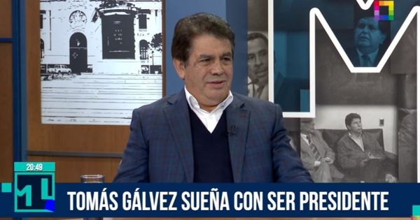 Portada: Tomás Gálvez señala que se siente preparado para ser presidente: "Me he preparado políticamente"
