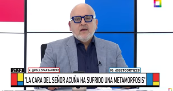 Portada: Beto Ortiz sobre César Acuña: "Es un generador espontáneo de contenidos, es un humorista accidental"