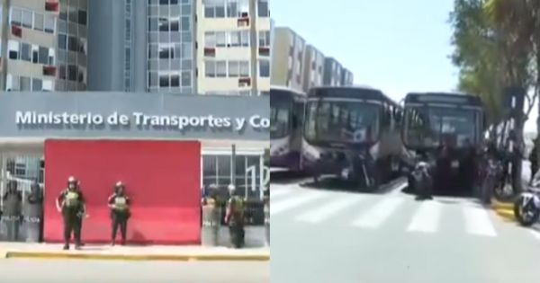 Buses del Corredor Morado llegaron a los exteriores del MTC