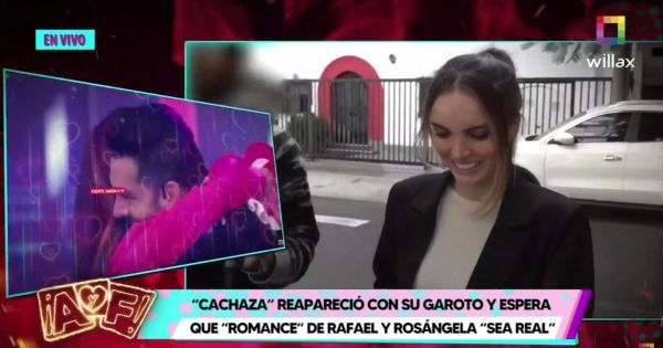 'Cachaza' sobre 'romance' entre Rafael Cardozo y Rosángela Espinoza: "Ojalá que sea real"