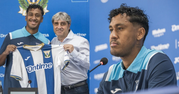 Renato Tapia en su presentación como jugador del Leganés: "Sería mediocre solo apuntar a la permanencia"