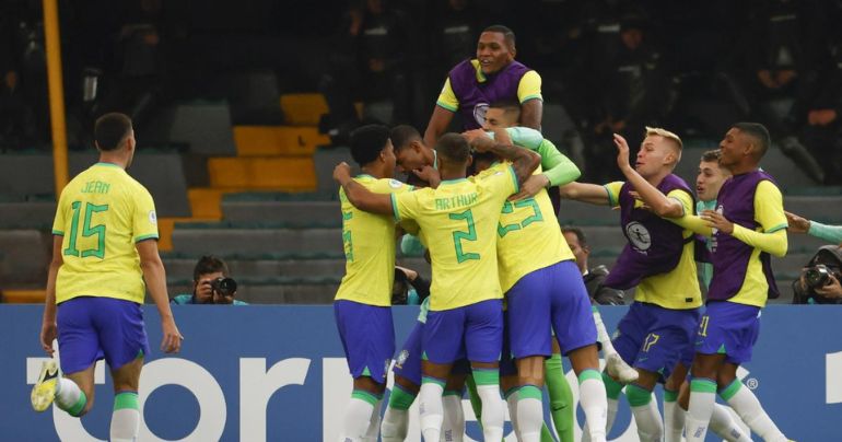 Sudamericano sub-20: Brasil venció 3-1 a Ecuador por el hexagonal final