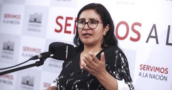 Katy Ugarte: Pleno del Congreso verá informe de Ética que recomienda suspender a la congresista